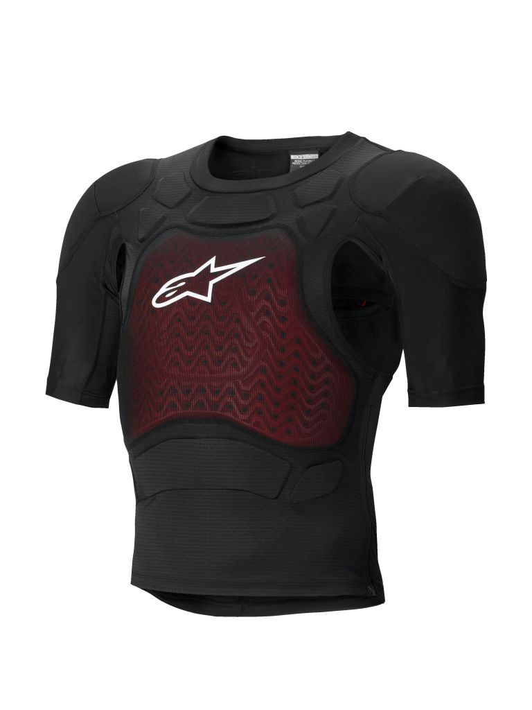 Chránič tela BIONIC PLASMA LT krátky rukáv, ALPINESTARS (černá/červená/bílá) 2026