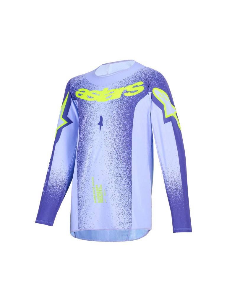 Dres SUPERTECH SCENZ YOUTH, ALPINESTARS, detské (fialová/žlutá fluo) 2026