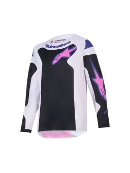 Dres FLUID GRID YOUTH, ALPINESTARS, dětské (černá/světle šedá/fialová) 2026