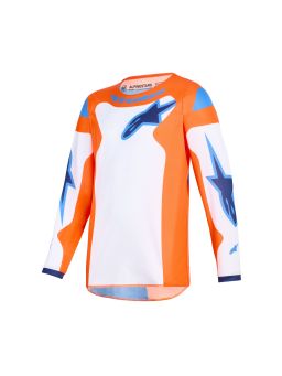 Dres FLUID GRID YOUTH, ALPINESTARS, dětské (oranžová/modrá/bílá) 2026