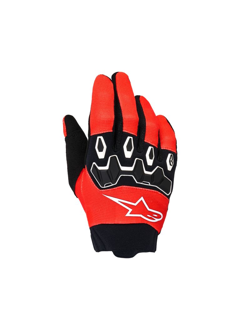 Rukavice FULL BORE V2 YOUTH/KIDS, ALPINESTARS, dětské (červená/černá/bílá) 2026