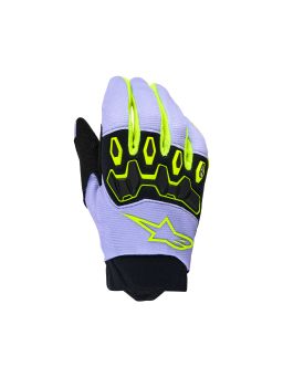 Rukavice FULL BORE V2 YOUTH/KIDS, ALPINESTARS, dětské (fialová/žlutá fluo) 2026