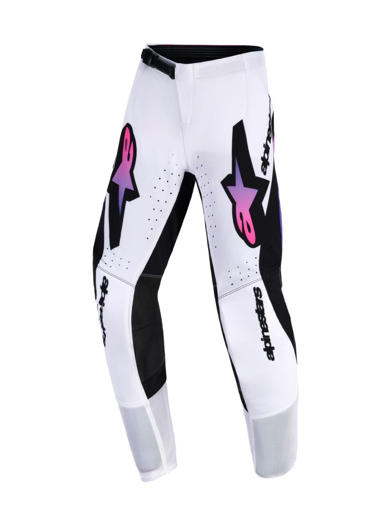 Nohavice SUPERTECH VISTA YOUTH, ALPINESTARS, detské (bílá/fialová/černá) 2026