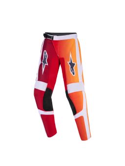 Nohavice FLUID PORTL YOUTH, ALPINESTARS, detské (červená/oranžová/světle šedá) 2026