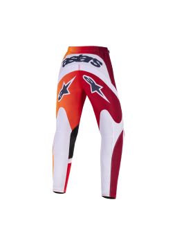 Nohavice FLUID PORTL YOUTH, ALPINESTARS, detské (červená/oranžová/světle šedá) 2026