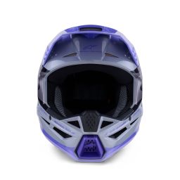 Prilba S-M3 edícia JETT LAWRENCE, ALPINESTARS, detská (šedá/fialová/černá) 2026