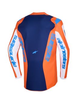 Dres FLUID GRID, ALPINESTARS (oranžová/modrá) 2026
