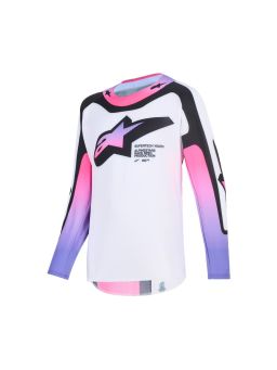 Dres SUPERTECH VISTA YOUTH, ALPINESTARS, dětské (bílá/fialová/černá) 2026