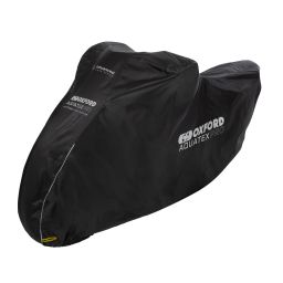 Plachta na motorku Aquatex pre, OXFORD (čierna)