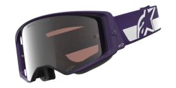 Brýle SUPERTECH VISION HUNTA96 XXV, ALPINESTARS (fialová/bílá, zrcadlové stříbrné plexi) 2026