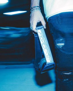 Brýle SUPERTECH VISION HUNTA96 XXV, ALPINESTARS (fialová/bílá, zrcadlové stříbrné plexi) 2026