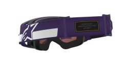 Brýle SUPERTECH VISION HUNTA96 XXV, ALPINESTARS (fialová/bílá, zrcadlové stříbrné plexi) 2026