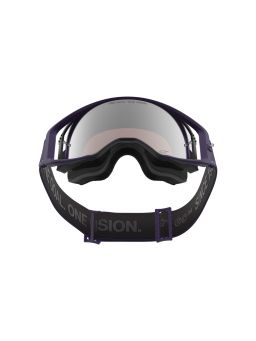 Brýle SUPERTECH VISION HUNTA96 XXV, ALPINESTARS (fialová/bílá, zrcadlové stříbrné plexi) 2026