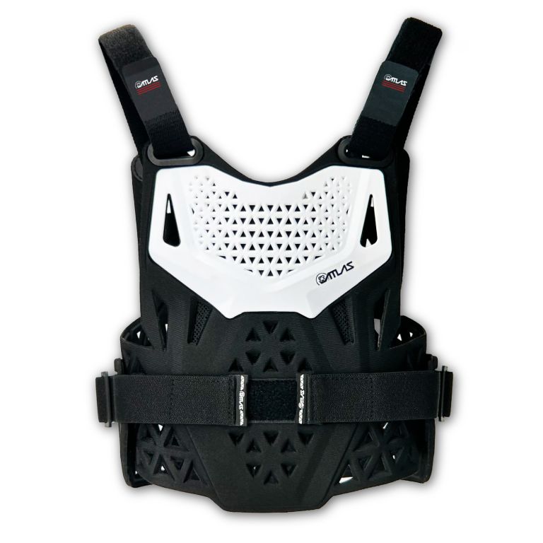 Chránič hrudníku ATLAS CHARGER PeeWee CE L1, Předškolák (biela)