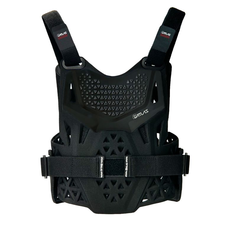 Chránič hrudníku ATLAS CHARGER PeeWee CE L1, Předškolák (čierna)