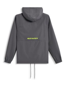 Bunda SPEEDER CHROMIUM WINDBREAKER, ALPINESTARS (šedá/žlutá fluo)