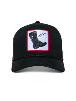 šiltovka BOOTED, ALPINESTARS (černá/černá)