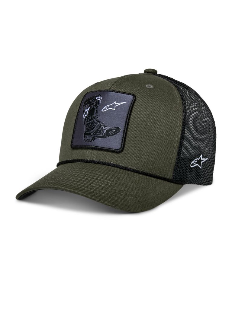 šiltovka BOOTED, ALPINESTARS (zelená/černá)