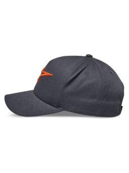 šiltovka AGELESS SNAPBACK, ALPINESTARS (šedá/oranžová)