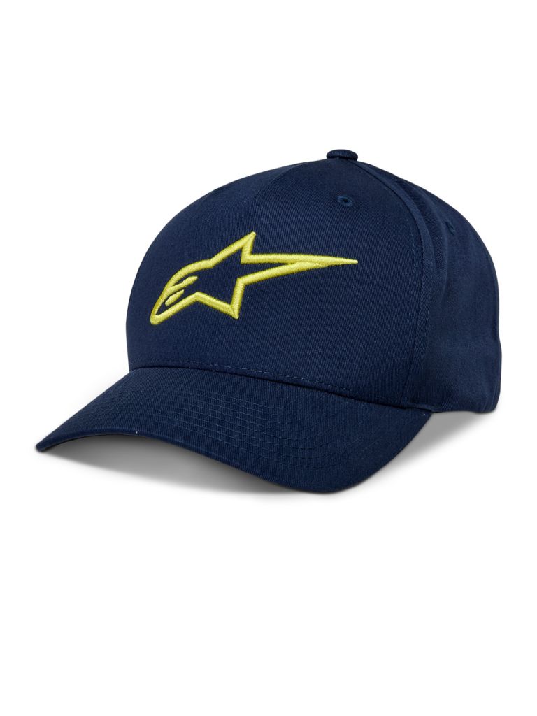 šiltovka AGELESS SNAPBACK, ALPINESTARS (modrá/žlutá fluo)