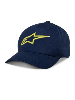 šiltovka AGELESS SNAPBACK, ALPINESTARS (modrá/žlutá fluo)