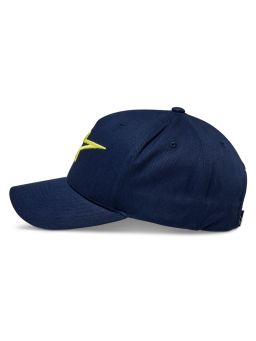 šiltovka AGELESS SNAPBACK, ALPINESTARS (modrá/žlutá fluo)