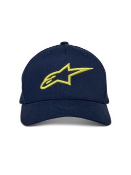 šiltovka AGELESS SNAPBACK, ALPINESTARS (modrá/žlutá fluo)
