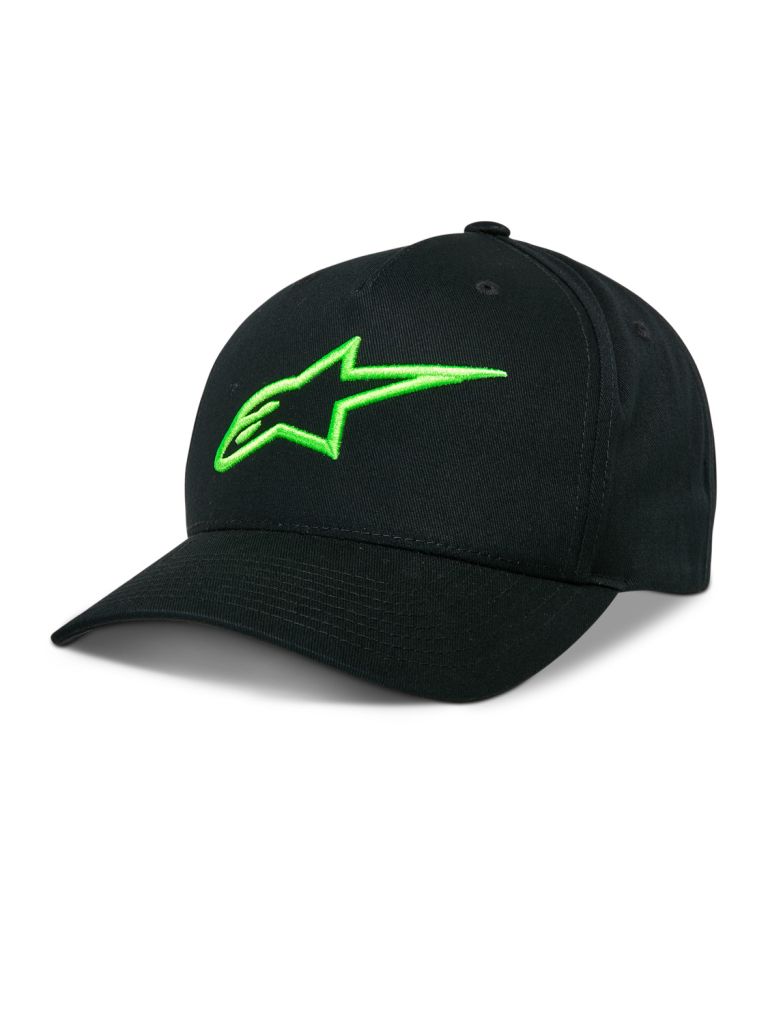 šiltovka AGELESS SNAPBACK, ALPINESTARS (černá/zelená)