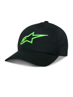 šiltovka AGELESS SNAPBACK, ALPINESTARS (černá/zelená)