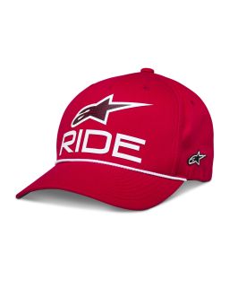 šiltovka RIDE COMP SNAPBACK, ALPINESTARS (červená/bílá/černá)