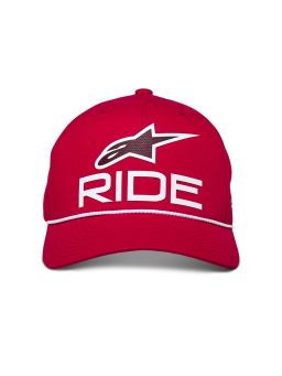šiltovka RIDE COMP SNAPBACK, ALPINESTARS (červená/bílá/černá)