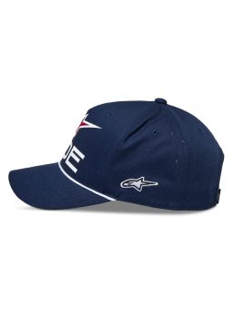 šiltovka RIDE COMP SNAPBACK, ALPINESTARS (modrá/bílá/červená)