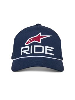 šiltovka RIDE COMP SNAPBACK, ALPINESTARS (modrá/bílá/červená)