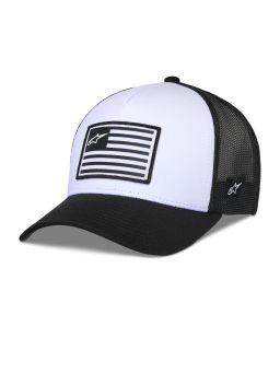 šiltovka FLAG SNAP HAT, ALPINESTARS (bílá/černá)