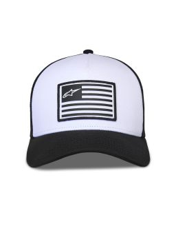 šiltovka FLAG SNAP HAT, ALPINESTARS (bílá/černá)