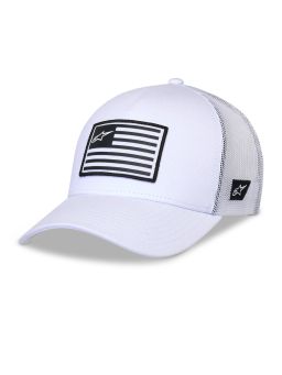 šiltovka FLAG SNAP HAT, ALPINESTARS (bílá/bílá)