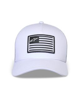 šiltovka FLAG SNAP HAT, ALPINESTARS (bílá/bílá)