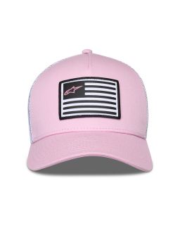 šiltovka FLAG SNAP HAT, ALPINESTARS (růžová/bílá)