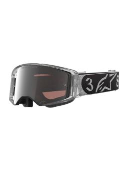 Okuliare SUPERTECH VISION DNGR38 XXV, ALPINESTARS (černá/stříbrná, zrkadlové strieborné plexi) 2026