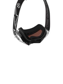 Okuliare SUPERTECH VISION DNGR38 XXV, ALPINESTARS (černá/stříbrná, zrkadlové strieborné plexi) 2026