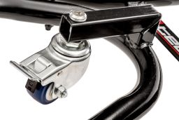 Pojízdný stojan na motocykel predné, Q-TECH (čierny)