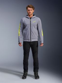 Bunda CHROME V2 Šport, ALPINESTARS (šedá/žlutá fluo) 2026