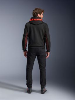 Bunda CHROME AIR Šport, ALPINESTARS (černá/červená fluo) 2025