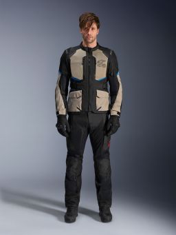 Bunda ANDES AIR DRYSTAR, ALPINESTARS (černá/šedo zelená/modrá) 2025