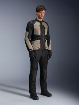 Bunda ANDES AIR DRYSTAR, ALPINESTARS (černá/šedo zelená/modrá) 2025