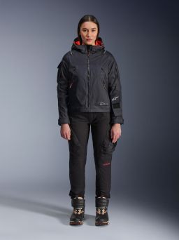 Bunda MOLLY AIR, ALPINESTARS, dámska (černá/korálová fluo) 2025
