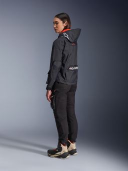 Bunda MOLLY AIR, ALPINESTARS, dámska (černá/korálová fluo) 2025