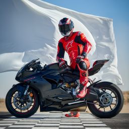 Jednodielna kombinéza GP PLUS V4 SPRINT, TECH-AIR kompatibilný, ALPINESTARS (červená fluo/červená/bílá/černá) 2025