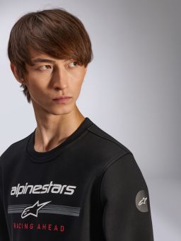Mikina BETTERN CREW, ALPINESTARS (čierna)