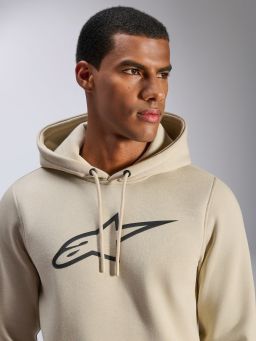 Mikina AGELESS HOODIE 3, ALPINESTARS (biela off white/černá)